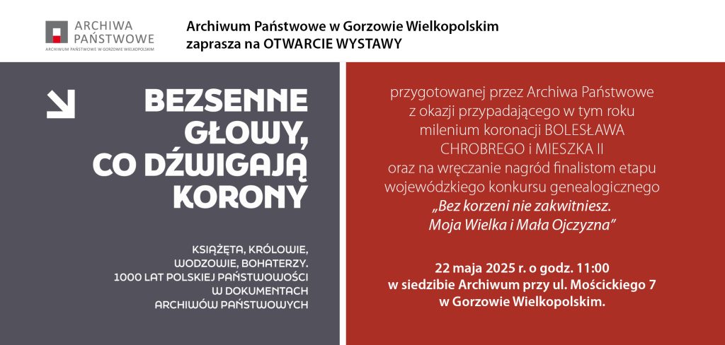 Zaproszenie na otwarcie wystawy i wręczenie nagród - druga strona