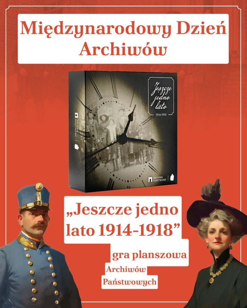 Grafika dotycząca gry planszowej "Jeszcze jedno lato 1914-1918"